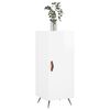 vidaXL Sideboard High Gloss White 34.5x34x90 cm Engineered Wood