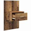 vidaXL Bedside Cabinet 2 pcs Old Wood 50 x 32.5 x 80cm Engineered Wood