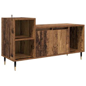 vidaXL TV Cabinet Old Wood 100 x 35 x 55 cm Engineered Wood