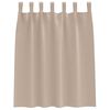 vidaXL Blackout Curtains with Rings 2 pcs Taupe 140 x 140 cm Polyester