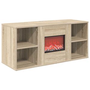 vidaXL Electric Fireplace Sonoma 100 x 37 x 45.5 cm Engineered wood