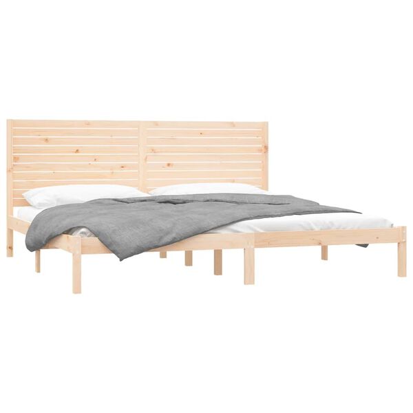 vidaXL Bed Frame without Mattress 200x200 cm Solid Wood