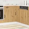vidaXL Kitchen Corner Base Cabinet Kalmar Artisan Oak Engineered Wood