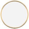 vidaXL Wall Mirror Gold &Oslash; 20 cm Round