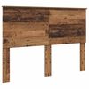 vidaXL Bed Frame with Headboard Old Wood 150 x 200 cm Solid Pine Wood
