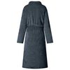 vidaXL Bathrobe without Hood Navy Blue XL Flannel