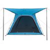 vidaXL Camping Tent 4-Person Blue Quick Release Waterproof