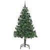 vidaXL Christmas Tree with 300 LEDs with Stand Green 210 cm PVC