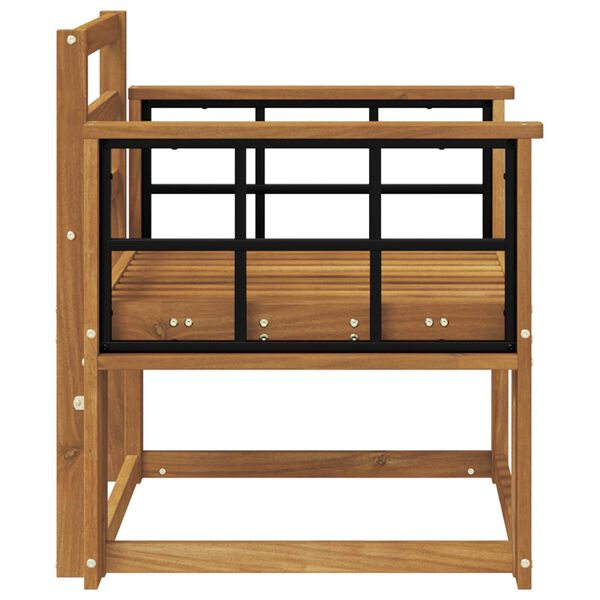 vidaXL Outdoor Sofa Solid Acacia Wood Natural