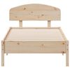 vidaXL Bed Frame without Mattress 100x200 cm Solid Wood Pine