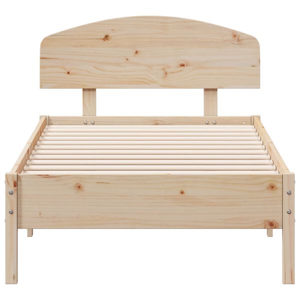 vidaXL Bed Frame without Mattress 100x200 cm Solid Wood Pine