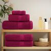 vidaXL Premium Hand Towels "SOLUND" 2 pcs Bordeaux 50x100 cm 600 gsm