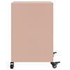vidaXL Bedside Cabinets 2 pcs Pink 36x39x59 cm Steel