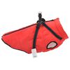 vidaXL Dog Coat with Harness Waterproof Reflective Red 3XL