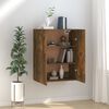 vidaXL Hanging Cabinet Smoked Oak 69,5x34x90 cm Engineered Wood