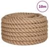 vidaXL Jute Rope 10 m Long 40 mm Thick