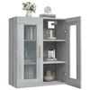 vidaXL Hanging Wall Cabinet Grey Sonoma 69.5x34x90 cm