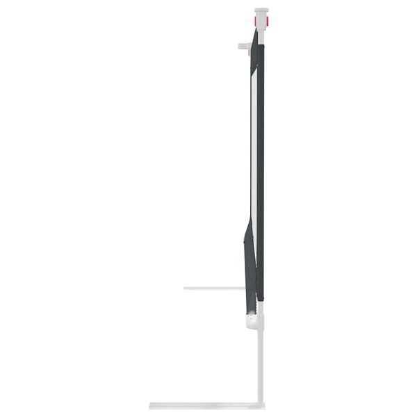 vidaXL Toddler Safety Bed Rail Dark Grey 150x25 cm Fabric