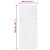 vidaXL Rug HUARTE Short Pile Soft and Washable Grey 80x200 cm