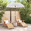 vidaXL Balinese Parasol with Base 260 180-190 cm
