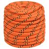 vidaXL Boat Rope Orange 18 mm 100 m Polypropylene