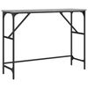 vidaXL Console Table Grey Sonoma 100x32x75 cm Engineered Wood