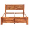 vidaXL Bed Frame without Mattress Solid Acacia Wood 120x200cm