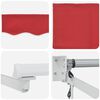 vidaXL Electric Retractable Awning Red 3.5 x 2 m