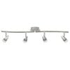 vidaXL Ceiling Spotlight Nickel 61 x 10 x 12.5 cm Metal