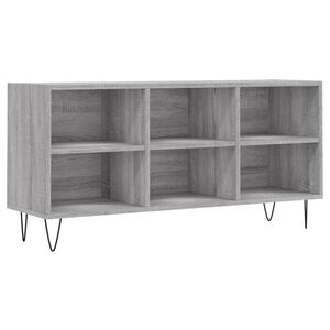 vidaXL TV Cabinet Grey Sonoma 103.5x30x50 cm Engineered Wood