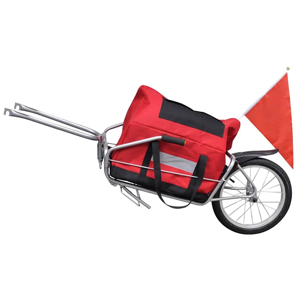 Single wheel bicycle cargo trailer best sale