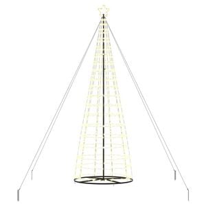 vidaXL LED Christmas Tree with 800 LEDs Warm White 400 cm Iron