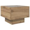 vidaXL Coffee Table Artisan Oak 40 x 40 x 30 cm Engineered wood