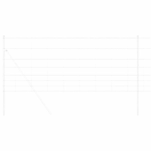 vidaXL Field Fence Silver 50 x 1 m Galvanised steel