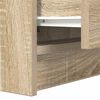 vidaXL Bedside Cabinet with 2 Drawers Sonoma Oak 38x34x80 cm