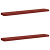 vidaXL 2-Piece Bench Cushions VUGHT 2 pcs 100% Polyester Red