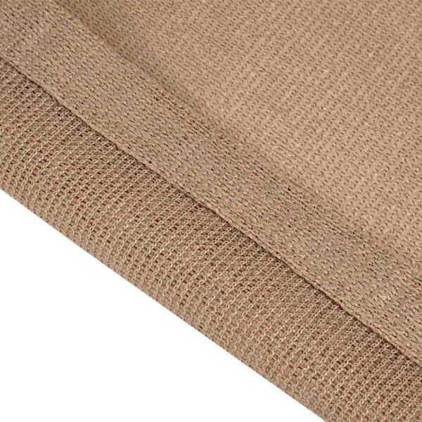 vidaXL Tent Carpet Taupe 400x700 cm HDPE