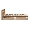 vidaXL Bookcase Bed without Mattress 120x200 cm Solid Wood Pine