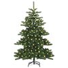 vidaXL Artificial Hinged Christmas Tree Green 150 cm PVC and Steel