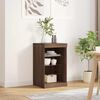 vidaXL Sideboard with LED Lights Brown Oak 41x37x67 cm