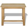 vidaXL Nesting Tables 3 pcs Solid Oak Wood