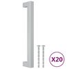 vidaXL Cabinet Handles 20 pcs Silver 160 mm Stainless Steel