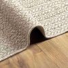 vidaXL Rug ZIZUR Cream 170 x 120 cm Polypropylene
