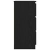vidaXL Sideboard Black Oak 60x35x76 cm Engineered Wood