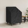 vidaXL Garden Chair Cover Black 75 x 78 x 65 / 100 cm 600D Oxford Fbric
