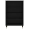 vidaXL Highboard Black 57x35x90 cm Engineered Wood