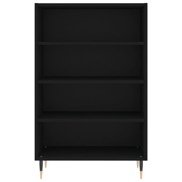 vidaXL Highboard Black 57x35x90 cm Engineered Wood