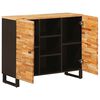 vidaXL Side Cabinet with Drawer Brown 90 x 33 x 75 cm Solid Mango Wood