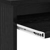 vidaXL Desk with Shelf Black Oak 106 x 40 x 88.5 cm Engineered Wood