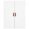 vidaXL Highboard White 69.5x34x180 cm Engineered Wood